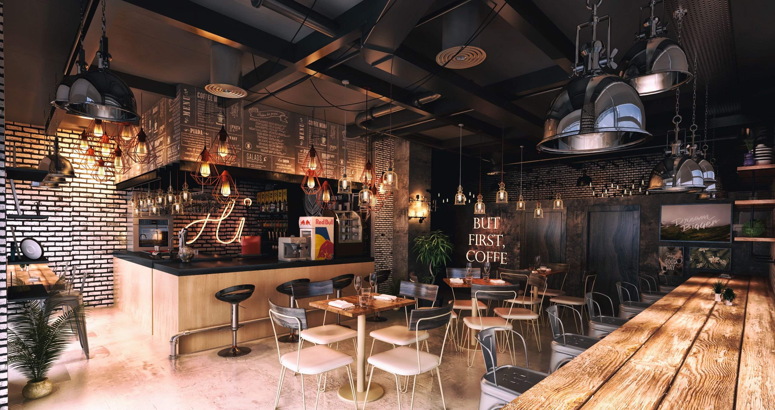 kafe industrial