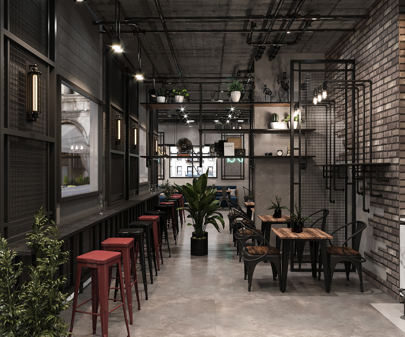 kafe industrial