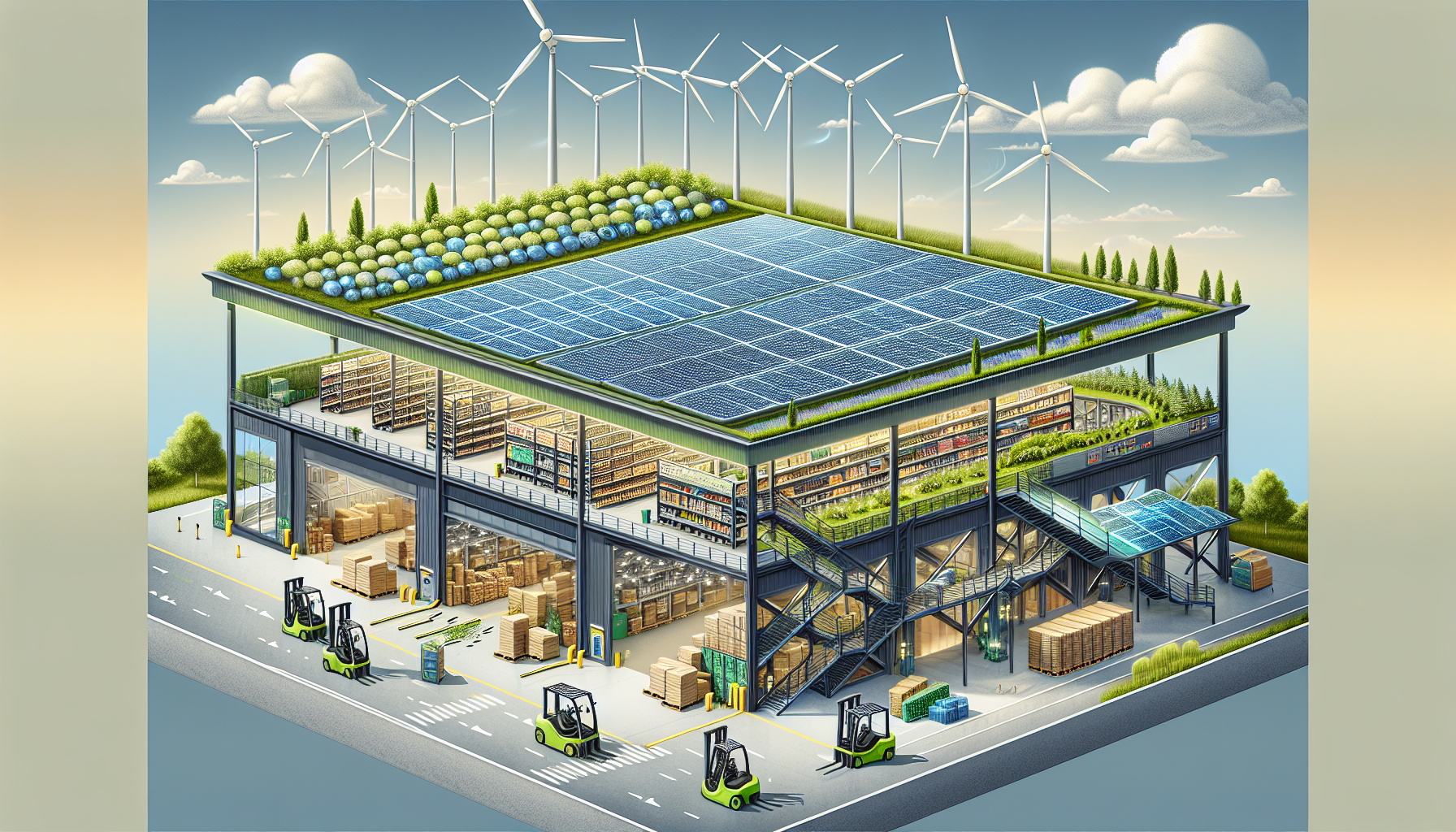 Eco Warehouse Architecture dan Peran Teknologi Hijau