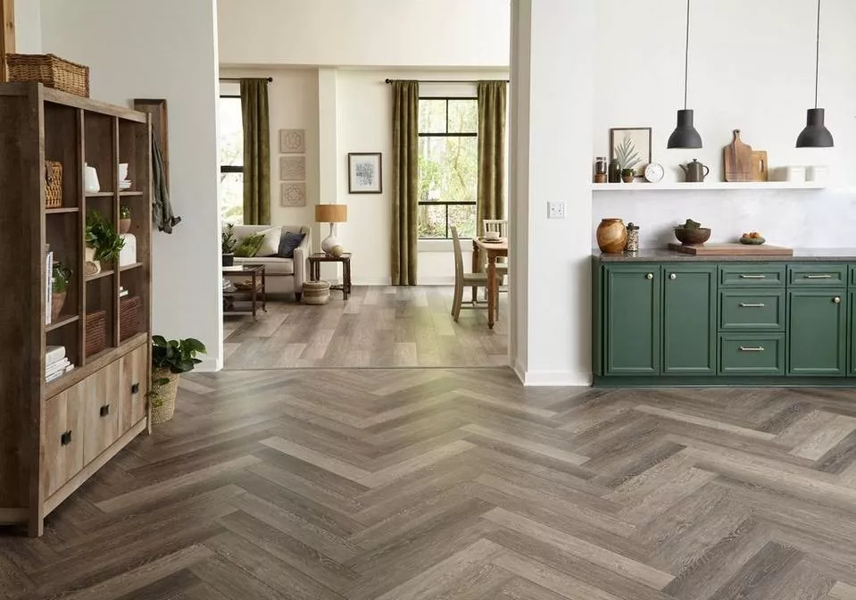 Tekstur Herringbone