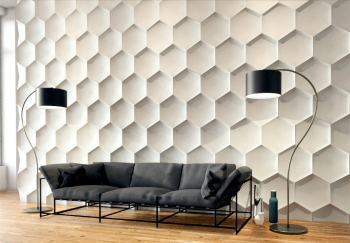 Panel Dekoratif 3D: Cara Memasang dan Menata Ruangan Modern