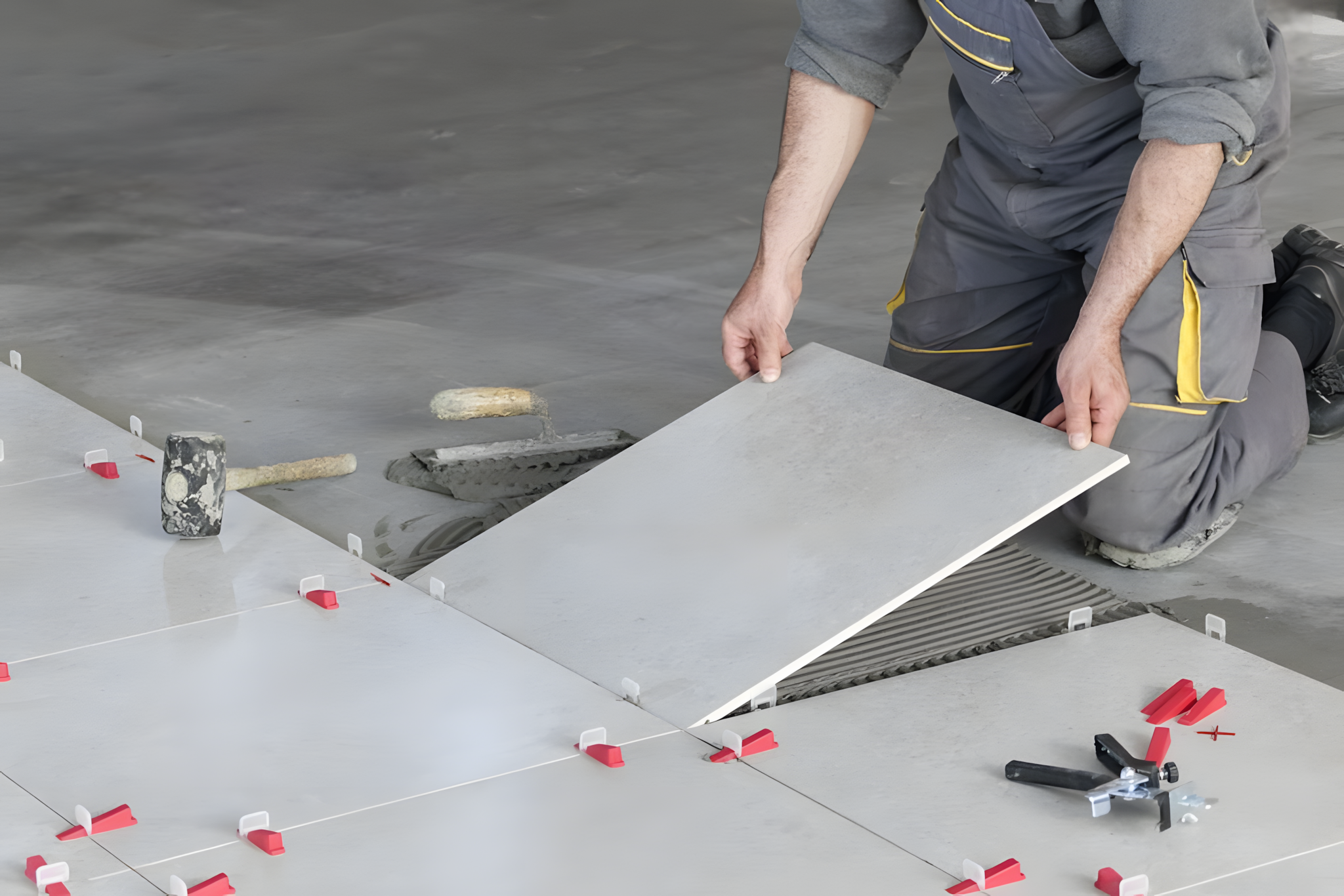 Ubin Porselen Format Besar