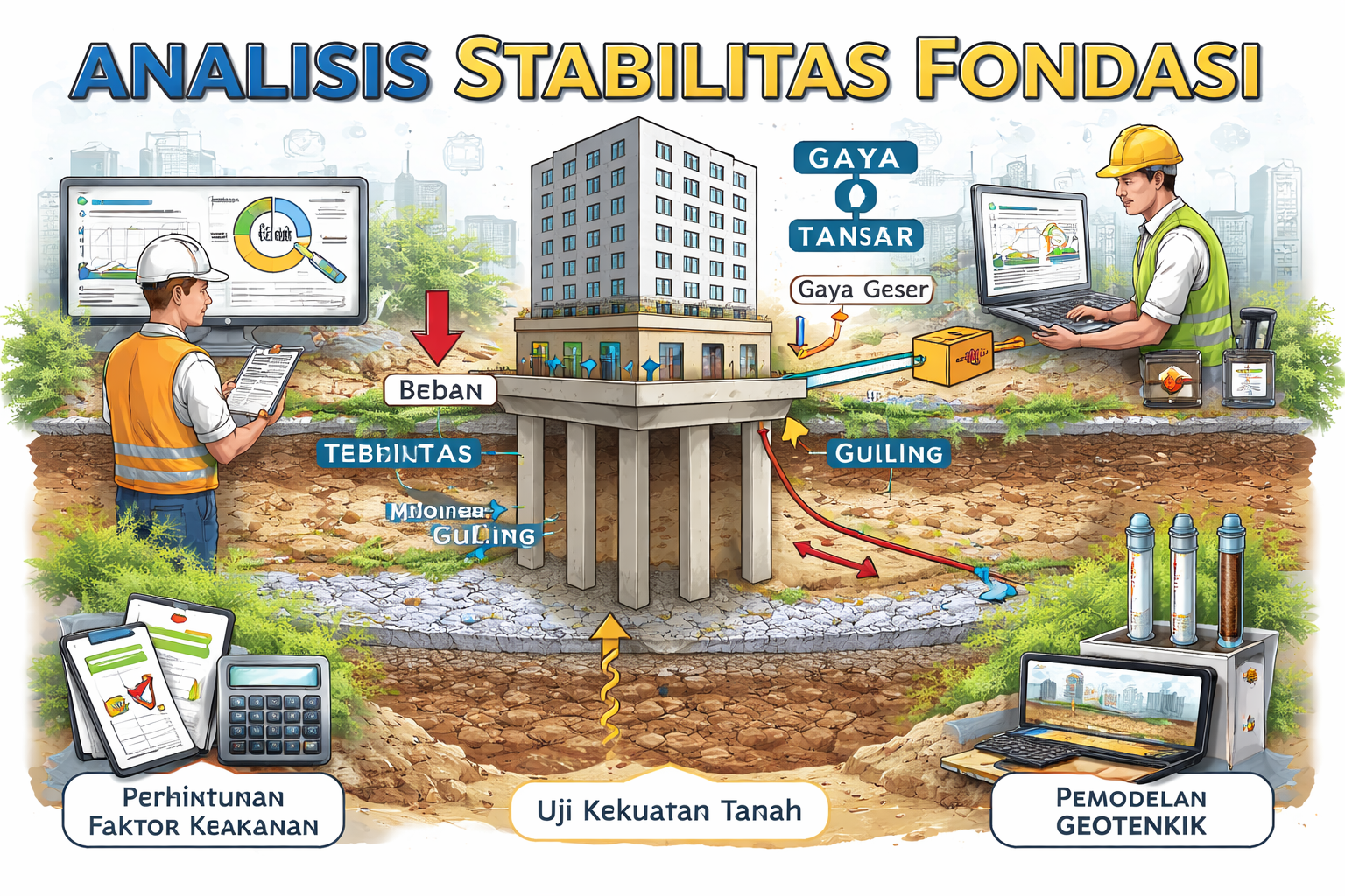 Analisis Stabilitas Fondasi