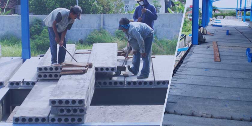 Material Pelat Hollow