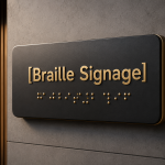 Braille Signage Solusi Akses Informasi yang Inklusif