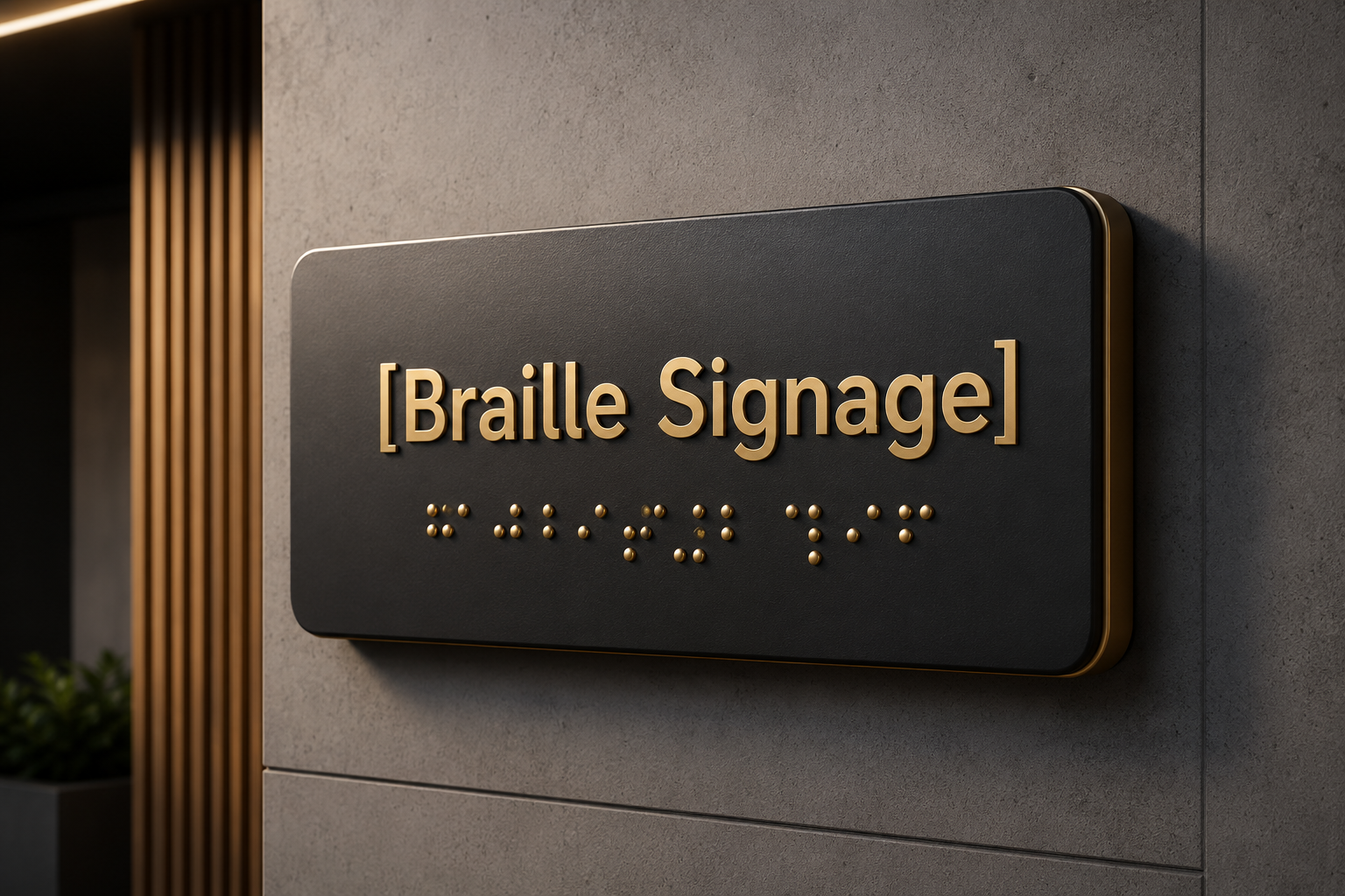 Braille Signage