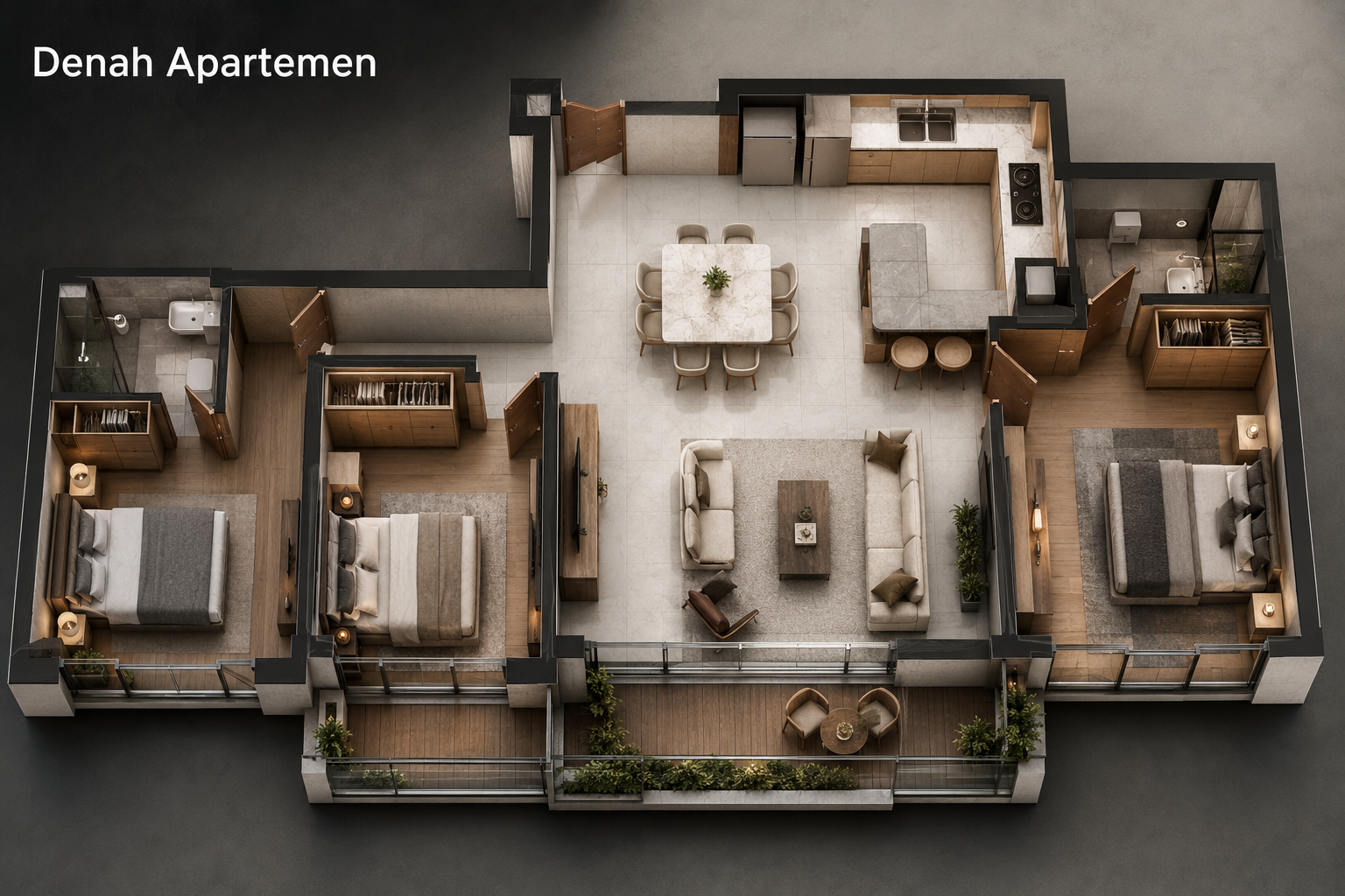 Denah Apartemen
