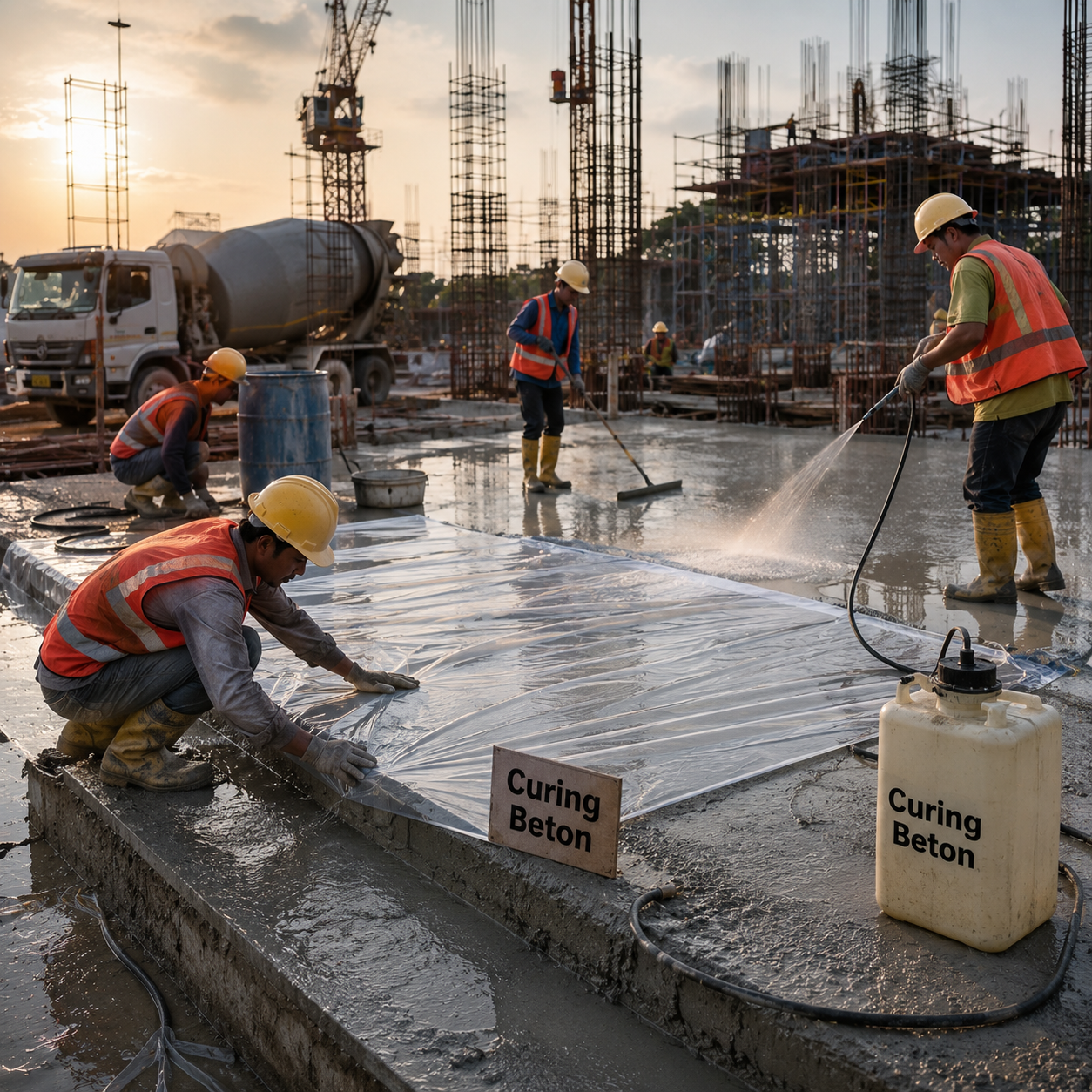 Curing Beton