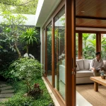 Taman Dalam Rumah Menghadirkan Hubungan Harmonis antara Arsitektur dan Alam