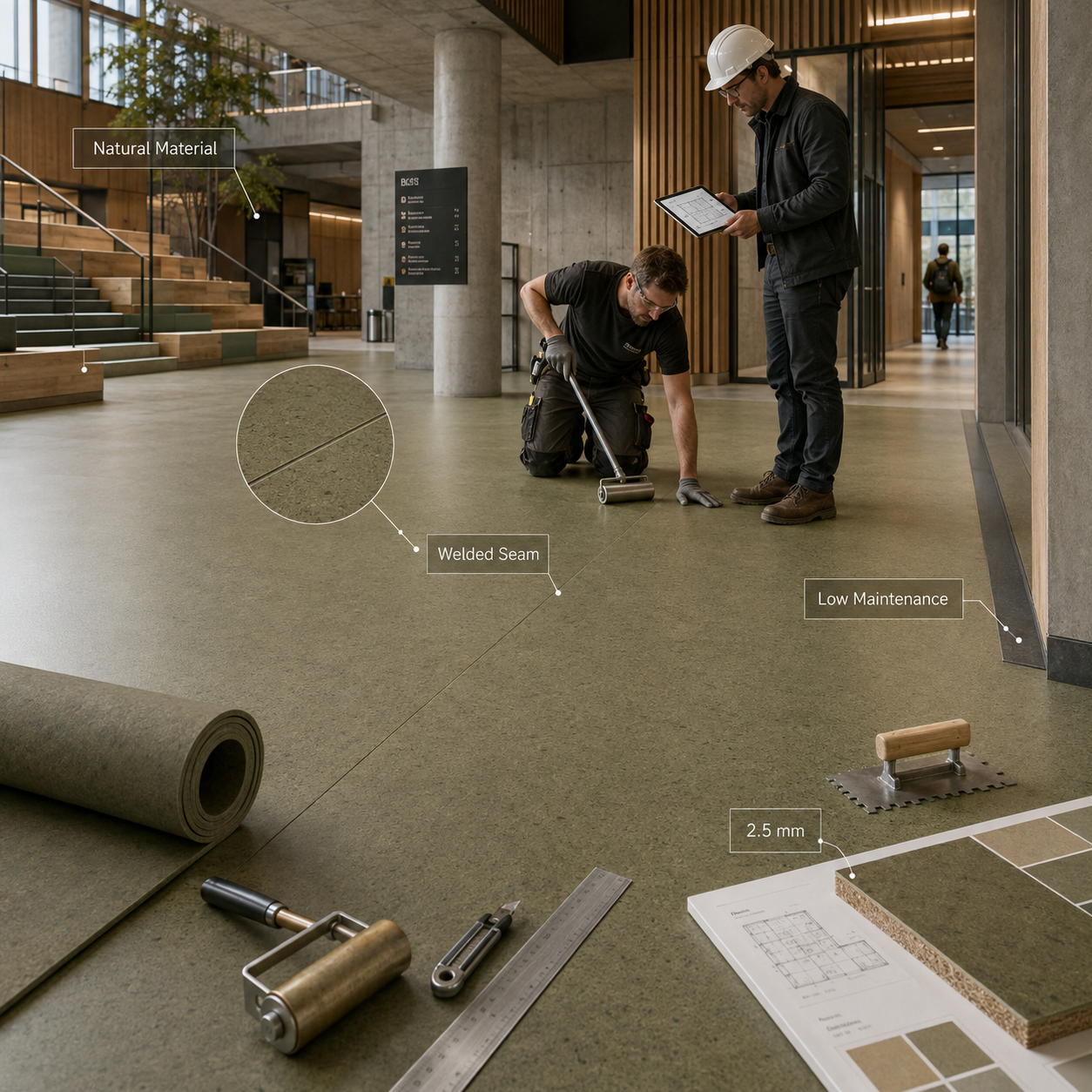Lantai Linoleum