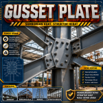 Gusset Plate untuk Sambungan Struktur yang Kokoh