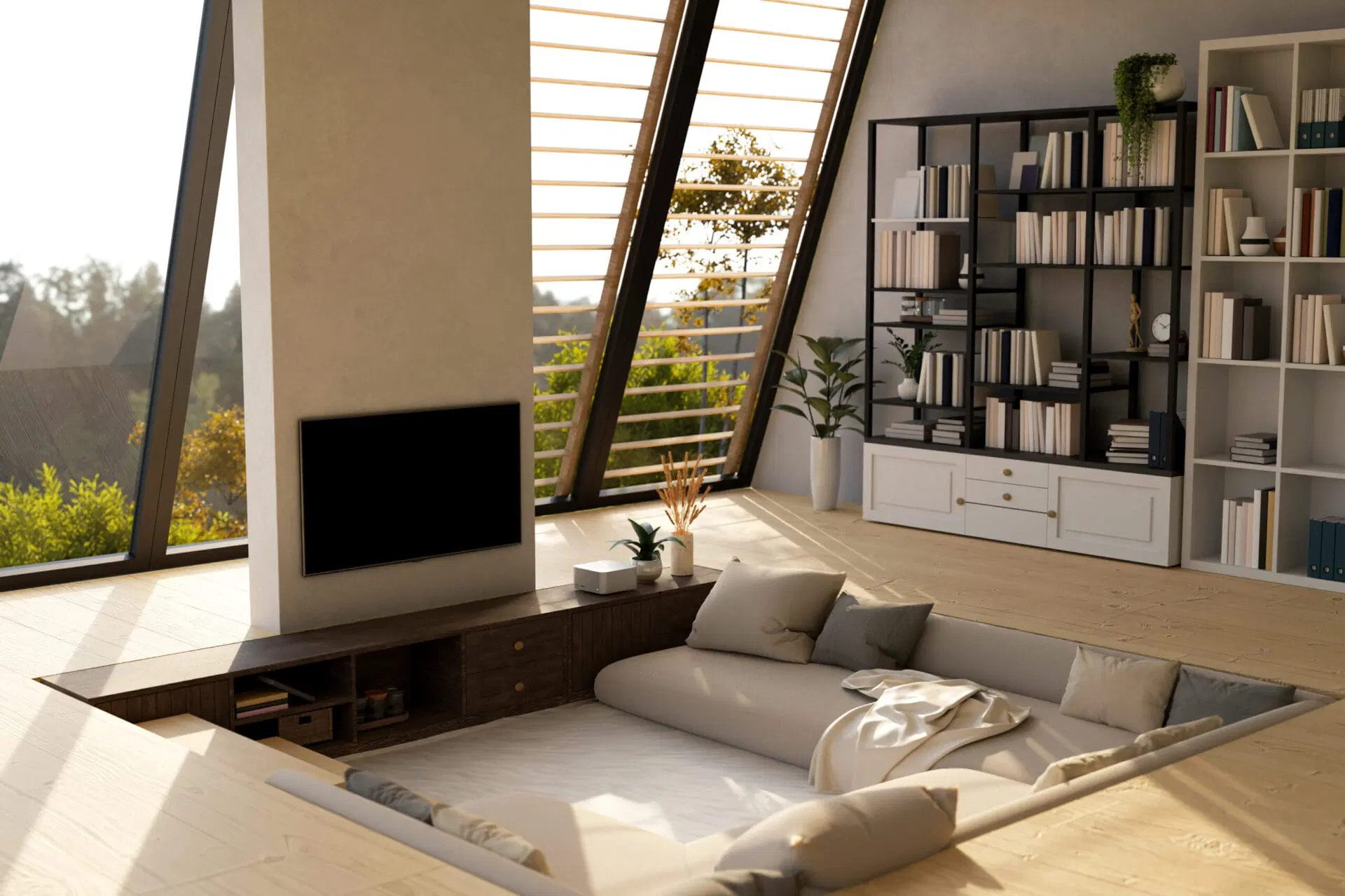 Sunken Living Room